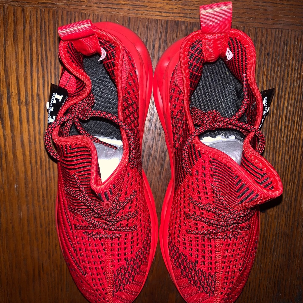Mens Red Athletic Shoes